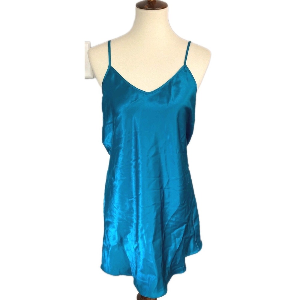 Vtg Victoria's Secret Gold Label Nightie Women L Babydoll Chemise Lingerie Slip